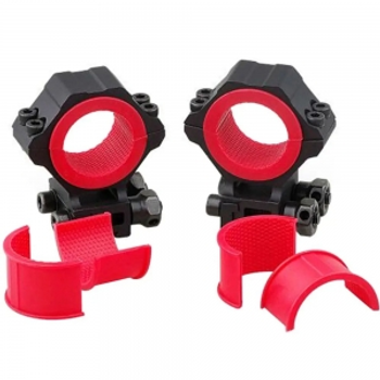 Кільця Discovery Scope Mount Rings High 1inch(25,4)/30/34MM на Ластівчин хвіст