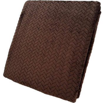 Плед Ardesto Jacquard Braid 200х220 см коричневый ART0206JB