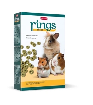 Додатковий корм для кроликів та гризунів Padovan Rings, 150 гр