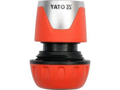 Коннектор для шлангов 3/4" с аквастопом, ABS YATO (YT-99804)