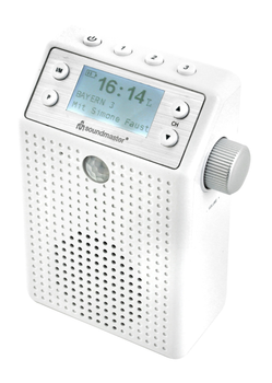 Настенный радиоприемник DAB+/FM Soundmaster DAB60WE с детектором движения и Li-On аккумулятором 1200 мАч