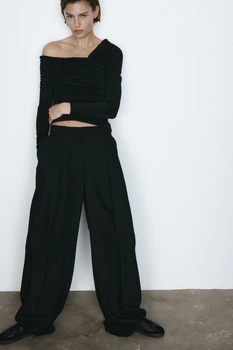 Топ H&M 271222421 S Чорний