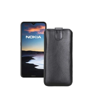 Витяжка з екошкіри для Nokia 5.3. Чорний
