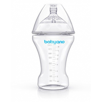 Пляшечка антиколікова BabyOno NATURAL NURSING 260 мл