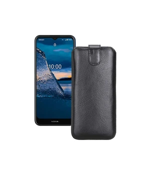 Витяжка з екошкіри для телефону Nokia C5 Endi Чорний