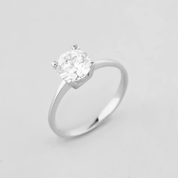 Серебряное кольцо Minimal ЛК-0104р-18
