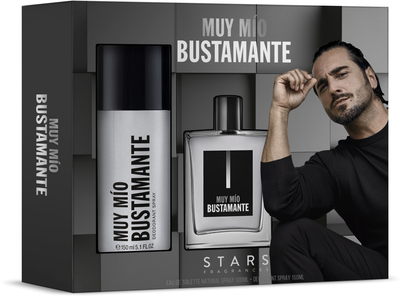 Zestaw męski David Bustamante Muy Mio Woda toaletowa 100 ml + Dezodorant 150 ml (8411061054888)