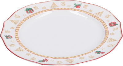 Patera na ciasto La Porcellana Bianca Christmas Edition 31 cm (8027549117688)