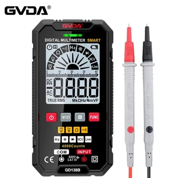 Цифровой мультиметр GVDA GD138B TRUE RMS 4000 отсчетов NCV