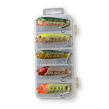 Набор блесн Пилькер на жереха Fishing Paco (14 г/55 мм)(5шт) в коробке (8305-н2)