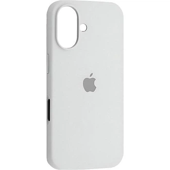 Чехол силиконовый Epic Premium Silicone Case Full Cover для Apple iPhone 16 Plus white