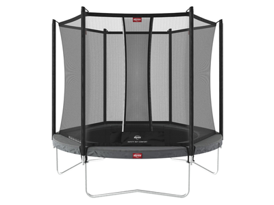 Батут BERG Favorit Regular 270 см Grey з захисною сіткою Comfort Арт. 35.09.33.00