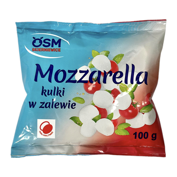 Сир м’який OSM mozzarella mini свіжість і легкість, 100 г