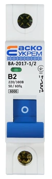 Автоматический выключатель УКРЕМ ВА-2017/B 1р 2А АСКО (A0010170045)