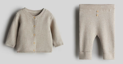 Тёплый вязаный костюм от H&M 68см (3266-68)