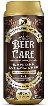 Шампунь-кондиціонер 2в1 з протеїнами пшениці "Об'єм, свіжість та зміцнення" - Beer Care 400ml (1412129-26614223)