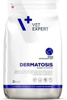 Karma sucha dla psów Vet Expert Dermatosis weterynaryjna królik z ziemniakami 2 kg (5902414203129)