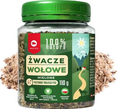 Przysmak dla psów Maced żwacze wołowe mielone 110 g (5907489326209)