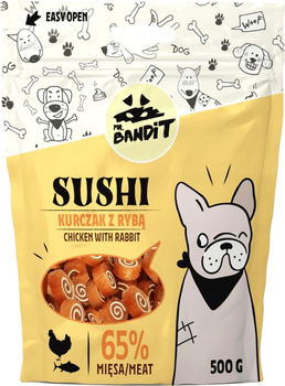 Przysmak dla psów Mr. Bandit Sushi kurczak z rybą 500 g (5902414204904)