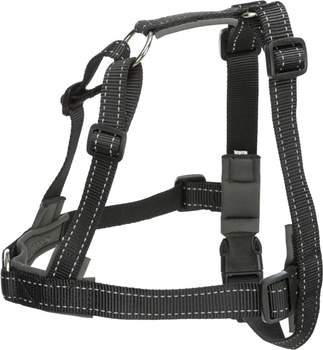 Szelki dla psów Trixie Training Harness Lead'n'Walk Soft treningowe czarne L-XL 65-105 cm (4011905130576)