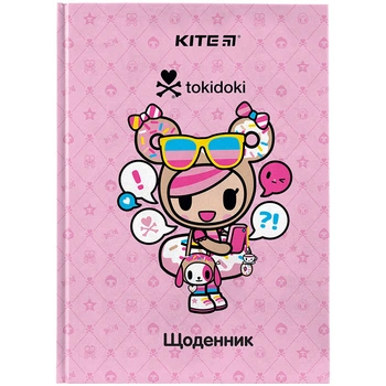 Дневник школьный твердый переплет Kite tokidoki TK24-262-1, 67482
