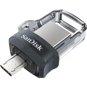 Накопичувач USB Flash drive 128GB SanDisk Ultra Dual Drive OTG (USB3.0) (micro USB) Чорний (SDDD3-128G-G46)