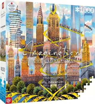Пазл GoodLoot картон 1000 ел. Нью-Йорк яскраві кольори (694770)