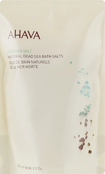 Сіль мертвого моря натуральна кристалічна Ahava Natural Dead Sea Bath Salts 250g (90523-9165256)
