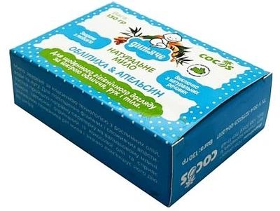 Натуральное мыло для детей "Облепиха и апельсин" - Cocos 130g (1414857-26154526)