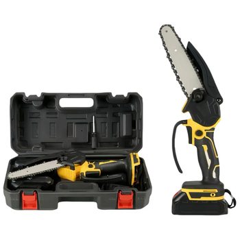 Акумуляторна міні електропилка 6” Chain Saw YELLOW