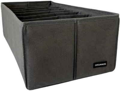 Короб ORGANIZE 16 х 25 х 50 см Серый (HY-50-grey)