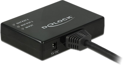 Hub Delock HDMI Splitter 1 x HDMI in - 2 x HDMI out 4K 30 Hz (4043619877003)