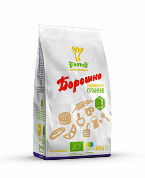 Борошно пшеничне органічне В/Г ЕКОРОД 800 г