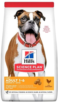 Сухий корм Hill's Science Plan Light Medium Adult Курка 2.5 кг (052742025339)