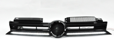 Решітка радіатора тюнінг ASP Volkswagen Golf 08-12 6 стиль R20 з LED Фольксваген Гольф L3607