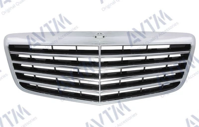 Решітка радіатора AVTM Mercedes E 06-09 W211 хром чорна Мерседес Е АМ0037551