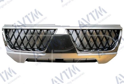 Решетка радиатора AVTM Mitsubishi Pajero Sport 04-08 хроменный черный Митсубиси паджеро Спорт АМ0037586