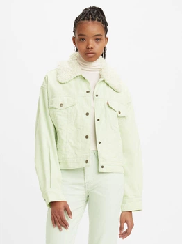 Джинсовая куртка женская Levi's 161942073 XL Зеленая (1159809173)