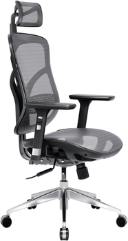 Крісло офісне ергономічне Diablo Chairs V-Basic Black-Grey (5902560337259)