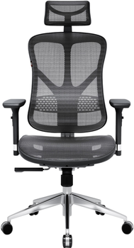 Крісло офісне ергономічне Diablo Chairs V-Basic Black-Grey (5902560337259)