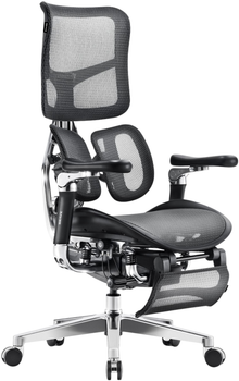 Fotel biurowy ergonomiczny Diablo Chairs V-Kinetic Black (5904405571354)