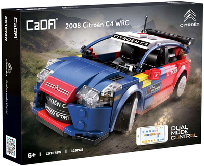 Конструктор CaDA Citroen C4 WRC 2008 329 елементів (6948061927659)