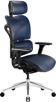 Крісло офісне ергономічне Diablo Chairs V-Commander Black-Blue (5904405577202)