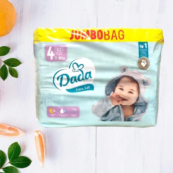 Підгузки Dada Extra Soft Jumbo Bag 4 7-16кг 82шт