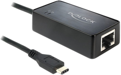 Adapter Delock USB Type-C - Gigabit LAN 10/100/1000 Mb/s (4043619626427)