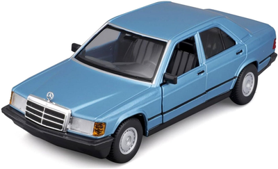 Модель автомобіля Bburago Mercedes-Benz 190E 1987 Blue 1:24 (4893993211036)