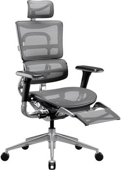 Fotel biurowy ergonomiczny Diablo Chairs V-Master Black-Gray (5902560334494)