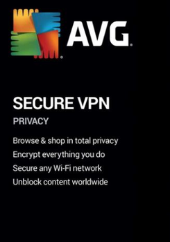 AVG Secure VPN для 5 устройств на 2 года