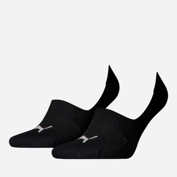 Набор мужских следов 2 пары Puma Footie Unisex 90624501 39-42 Черный (8713537913096)