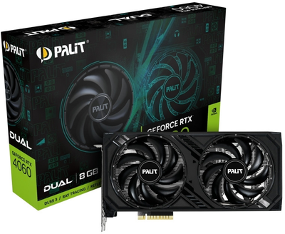 Відеокарти Palit GeForce RTX 4060 купити в Києві: ціна